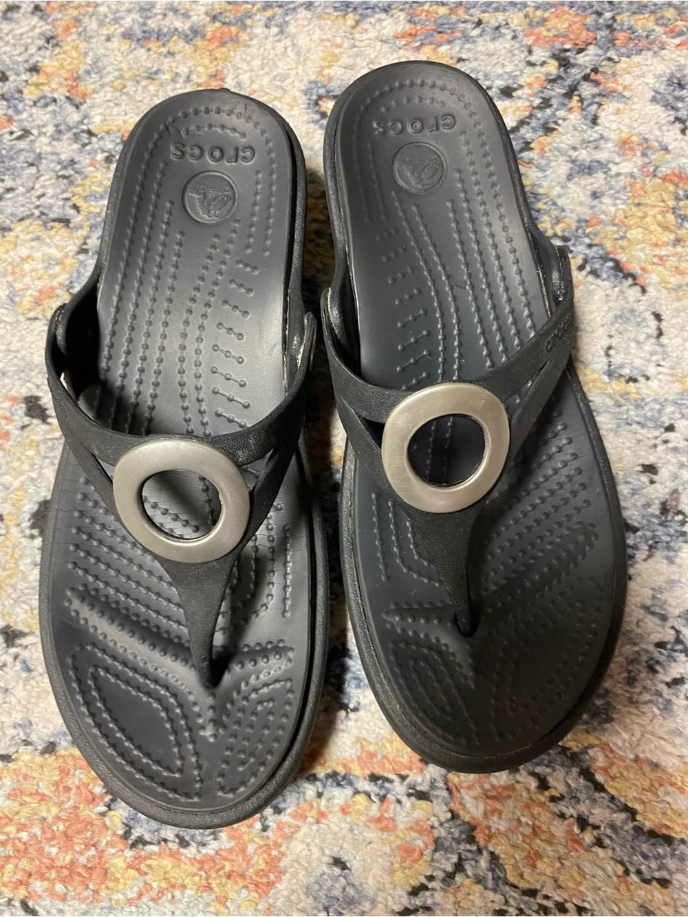 CROCS Black Slip-On Sole